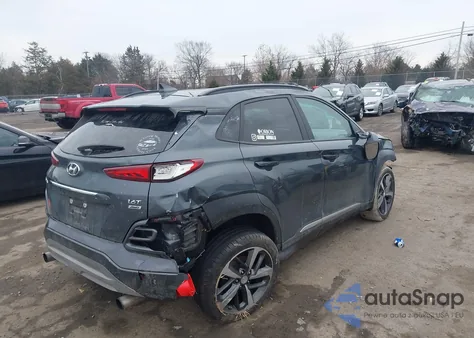 2020 Hyundai Kona Limited z USA, uszkodzony, nr VIN KM8K3CA52LU446624